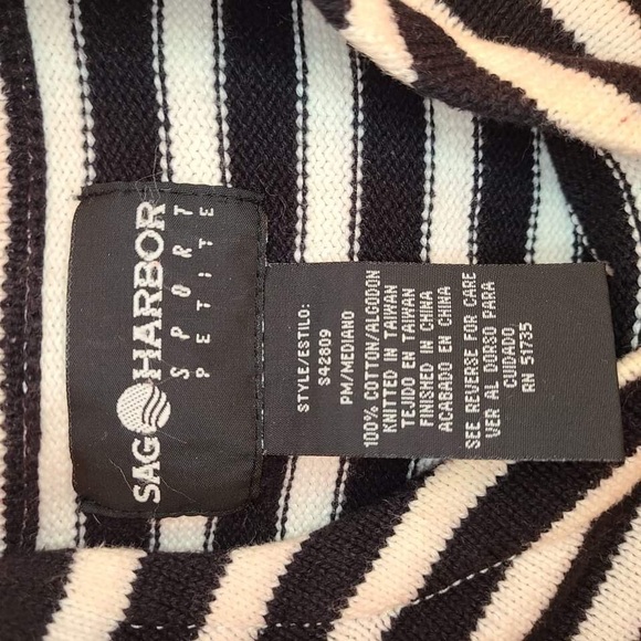 Sag Harbor Knitted Stripes Sweater - Picture 3 of 3